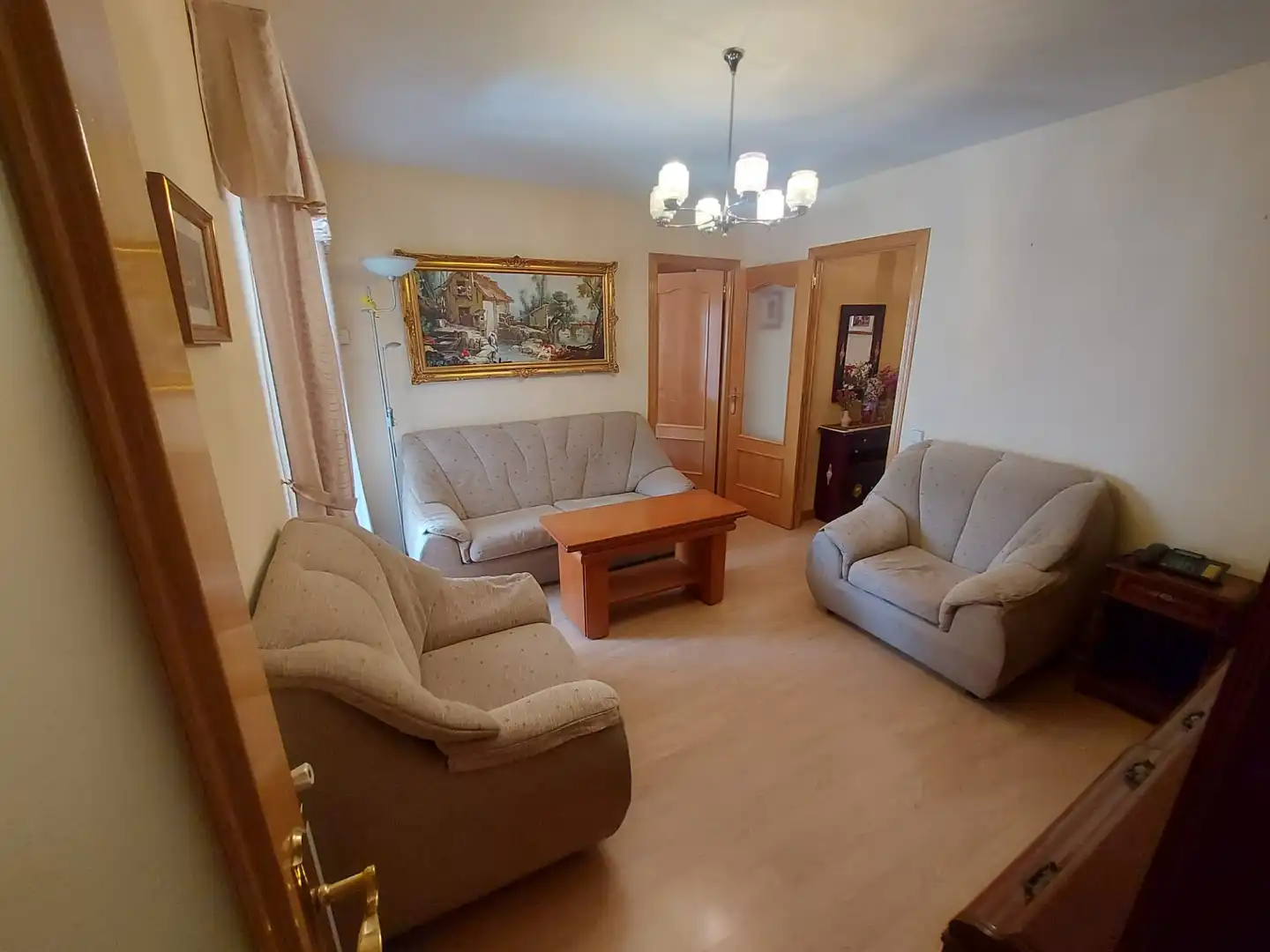 Sala de estar de Piso en venta en Madrid con Calefacción, Terraza y Amueblado
