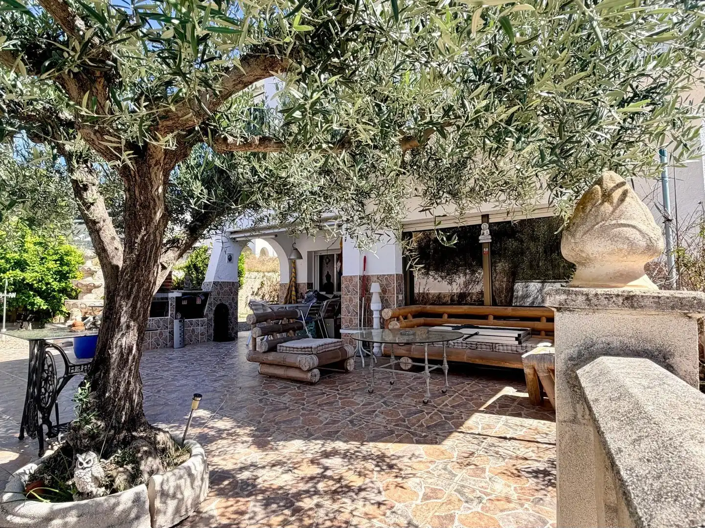 Terrassa de Casa o xalet en venda en Cunit amb Calefacció, Jardí privat i Terrassa
