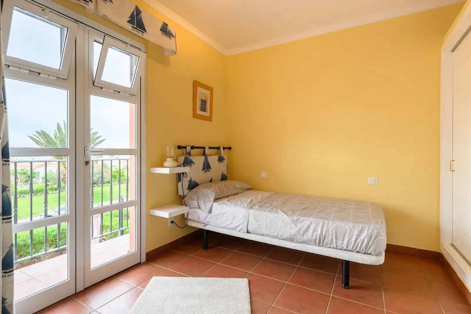 Schlafzimmer von Einfamilien-Reihenhaus zur Miete in San Bartolomé de Tirajana mit Klimaanlage, Privatgarten und Terrasse