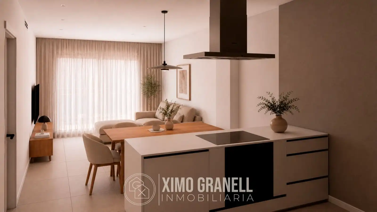 Wohnzimmer von Wohnung zum Verkauf in La Vall d'Uixó mit Klimaanlage und Heizung