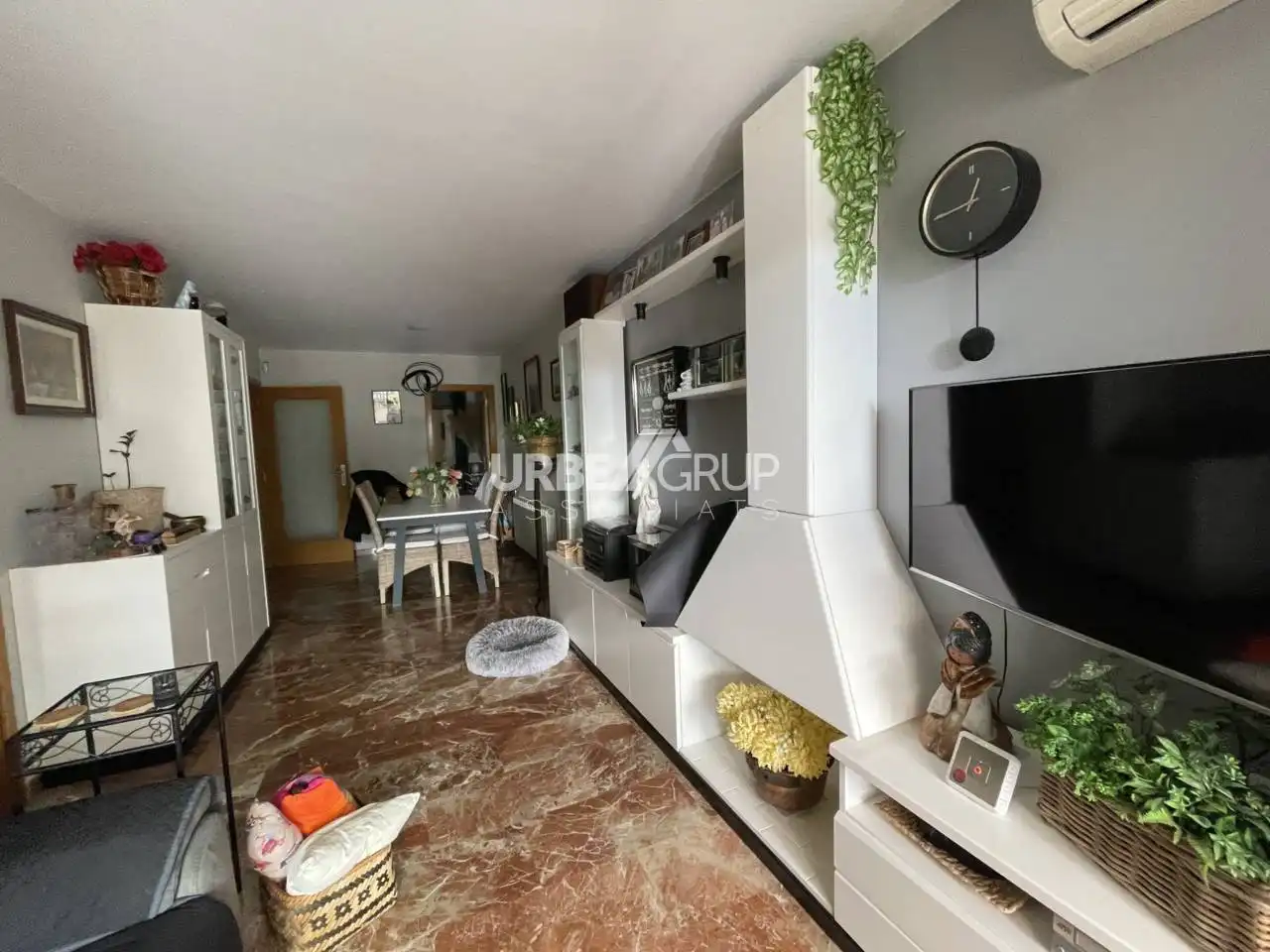 Wohnzimmer von Wohnung zum Verkauf in Terrassa mit Klimaanlage, Heizung und Privatgarten