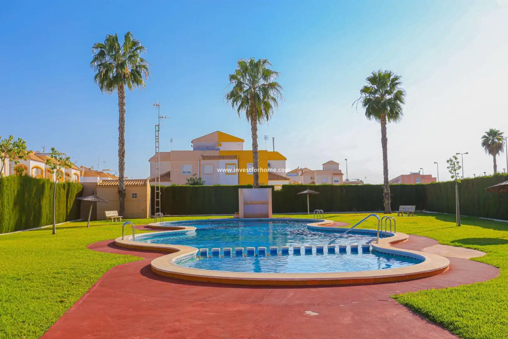Piscina de Casa o xalet en venda en Torrevieja amb Aire condicionat, Jardí privat i Terrassa