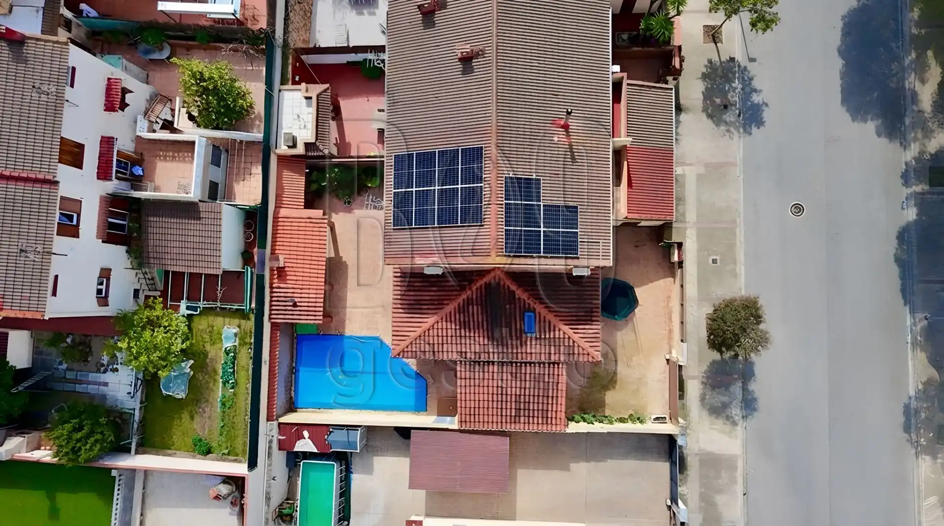 Exterior view of Detached homes for sale in Els Pallaresos  with Air Conditioner, Heating and Private garden