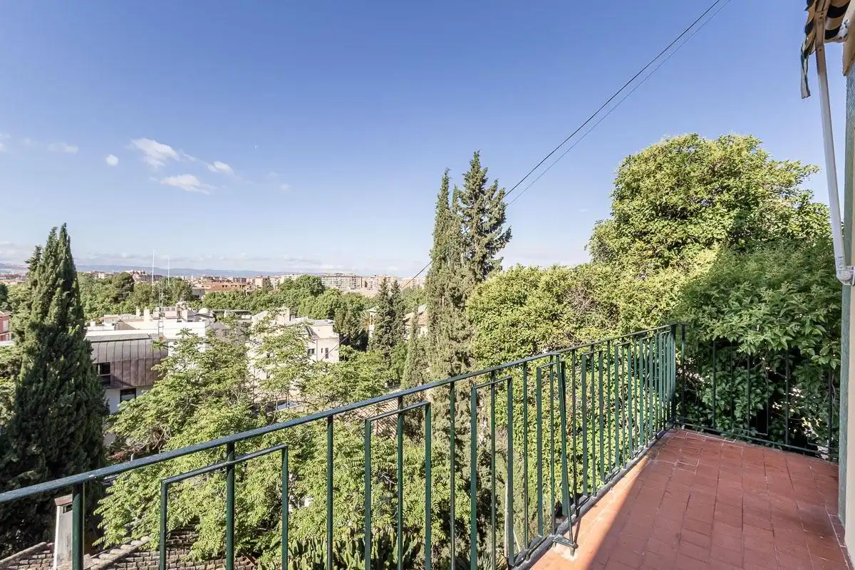 Terrace of Flat for rent in Granada  with Air Conditioner and Heating