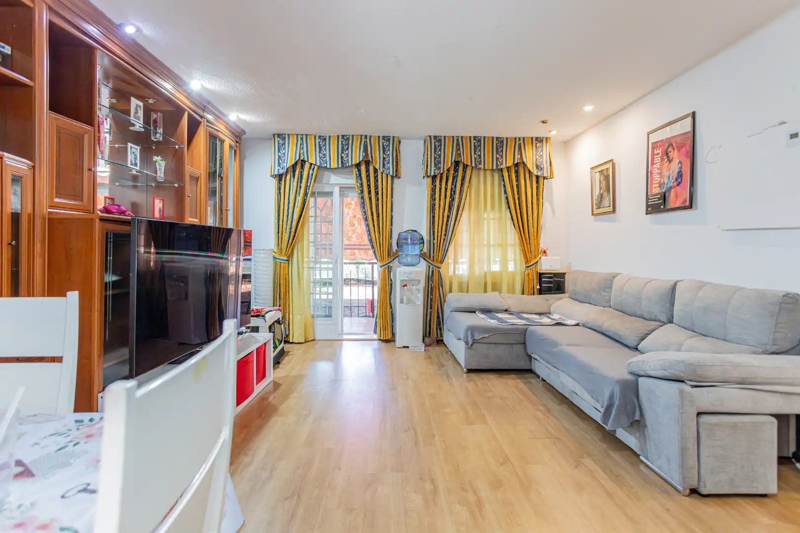 Sala d'estar de Pis en venda en Collado Villalba amb Calefacció, Parquet i Terrassa