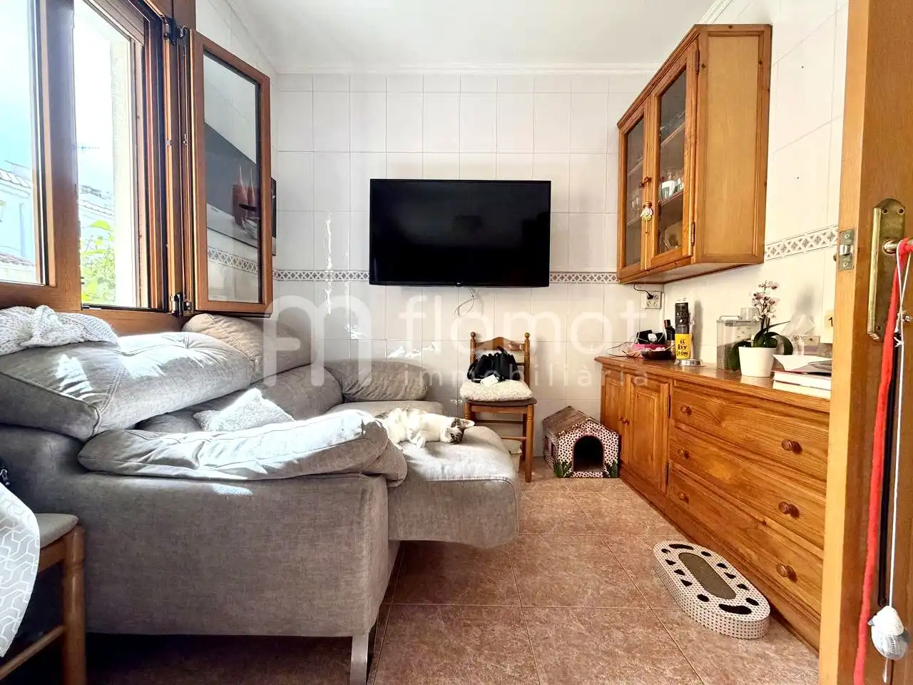 Sala de estar de Casa o chalet en venta en Malgrat de Mar con Jardín privado