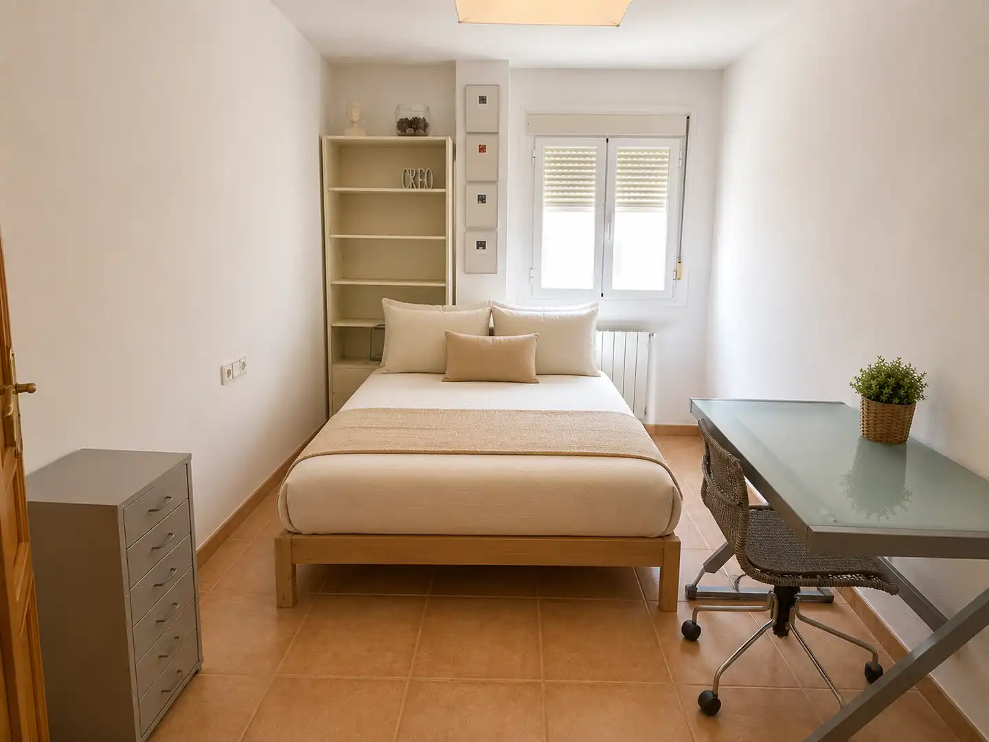 Schlafzimmer von Wohnungen zum Verkauf in Santa Eulària des Riu mit Klimaanlage, Heizung und Terrasse