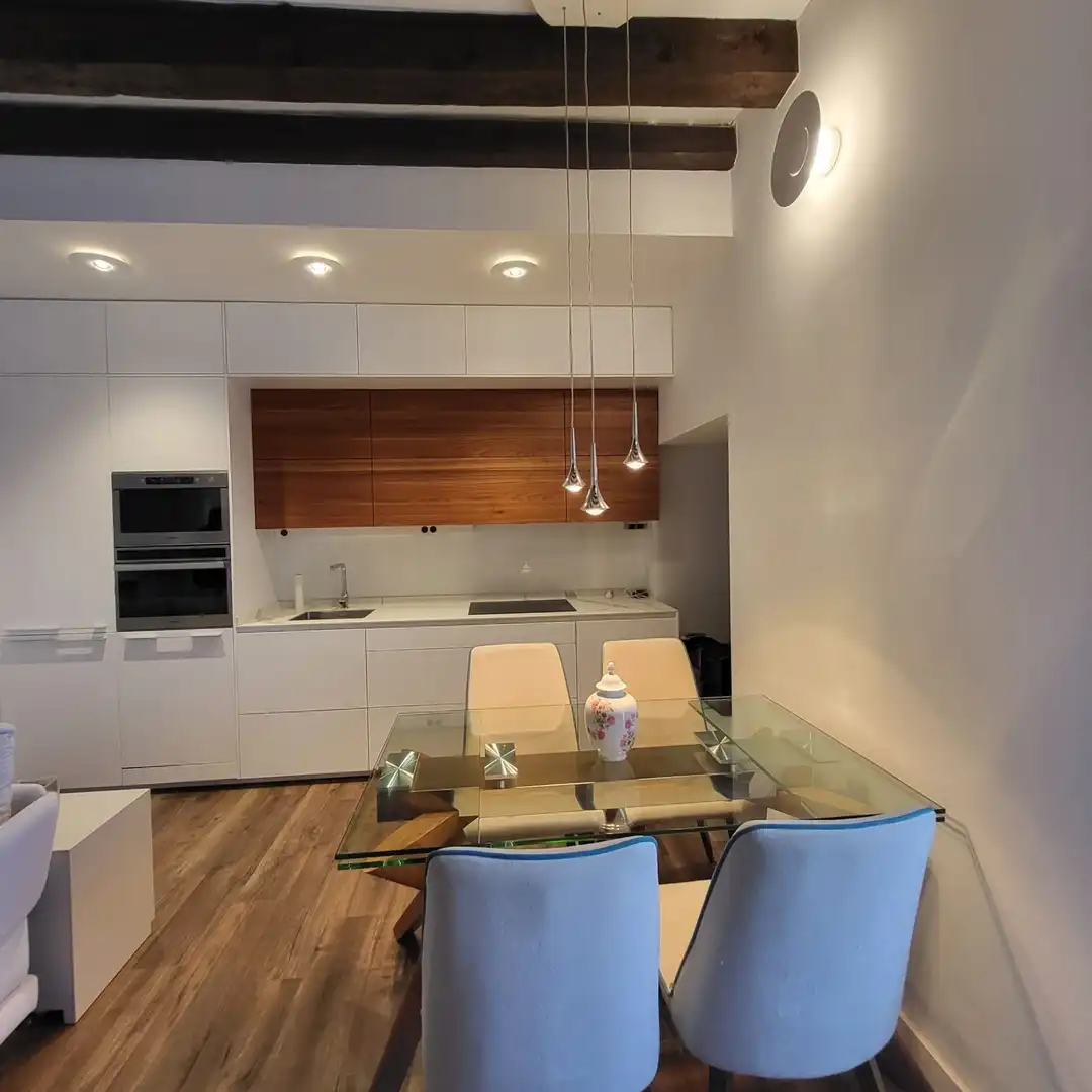 Cuina de Apartament de lloguer en Ávila amb Traster i Moblat