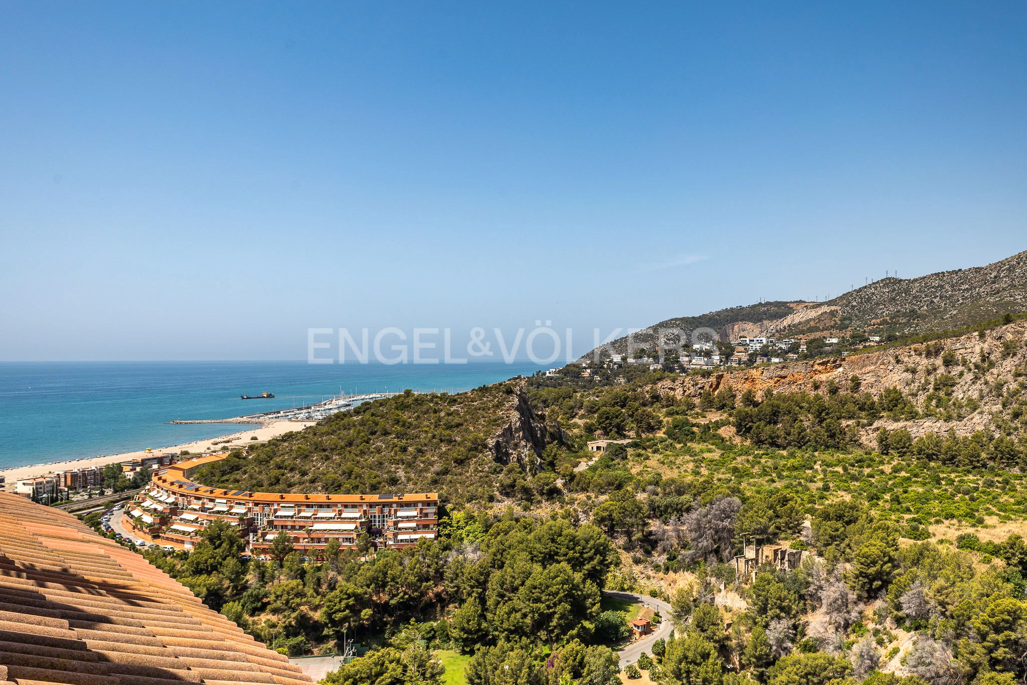 Vista exterior de Casa o xalet en venda en Sitges amb Calefacció, Jardí privat i Parquet