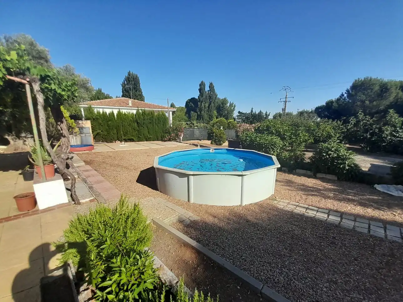 Piscina de Finca rústica en venta en Almodóvar del Campo con Trastero, Piscina y Amueblado
