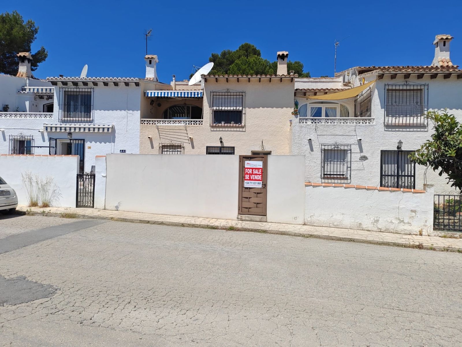 Vista exterior de Casa o xalet en venda en Moraira
