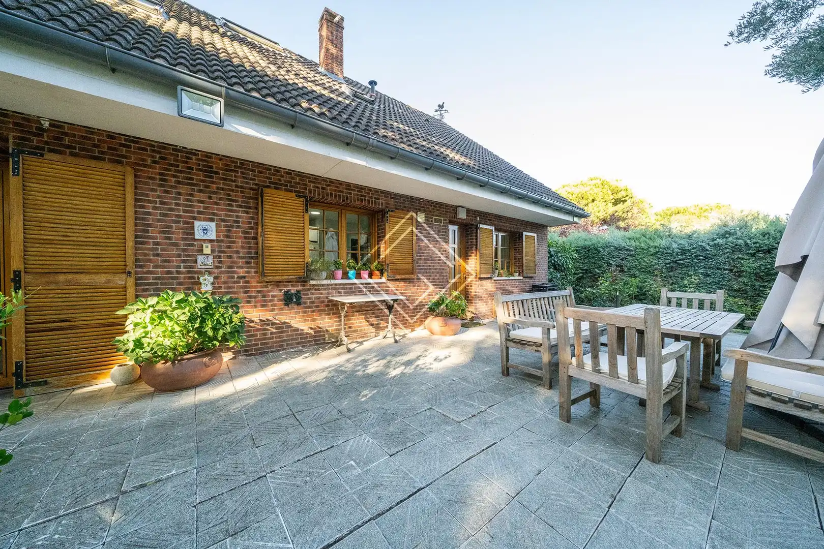 Terraza de Casa o chalet en venta en Pozuelo de Alarcón con Aire acondicionado, Calefacción y Jardín privado
