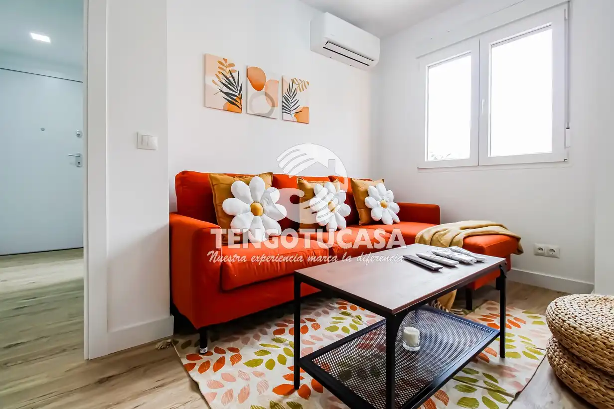 Sala de estar de Piso en venta en  Madrid Capital con Aire acondicionado, Calefacción y Terraza