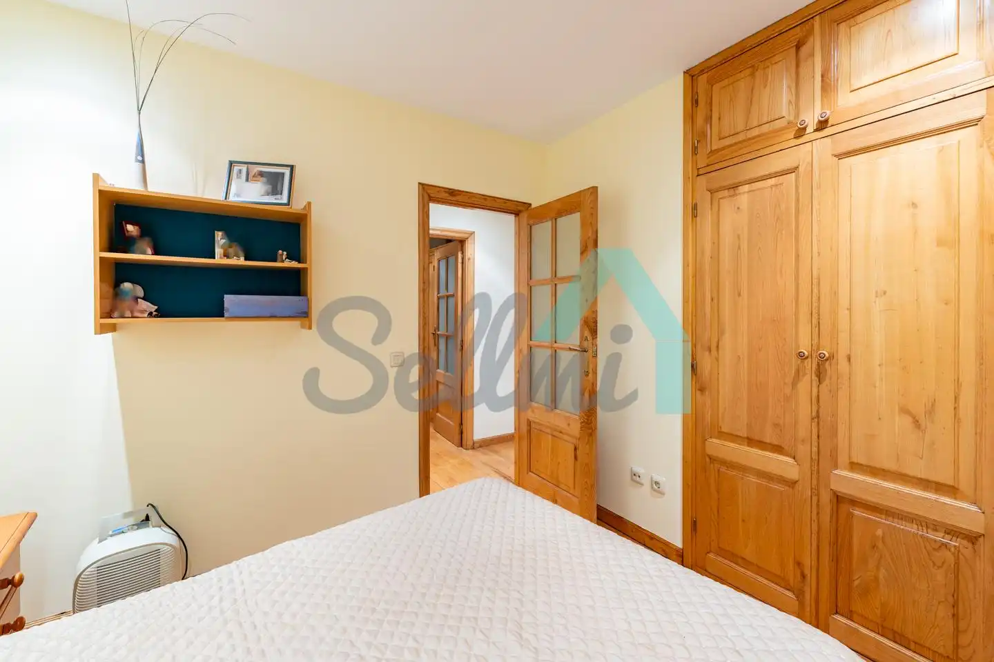 Bedroom of Flat for sale in Oviedo   with Heating, Parquet flooring and Terrace
