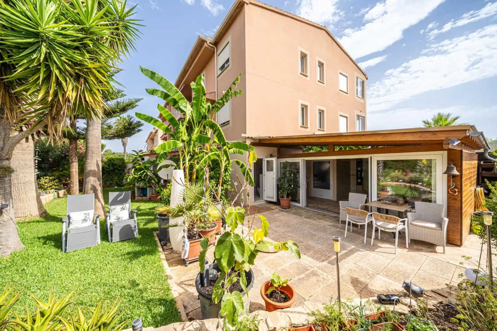 Terraza de Planta baja en venta en Sant Llorenç des Cardassar con Aire acondicionado, Calefacción y Jardín privado