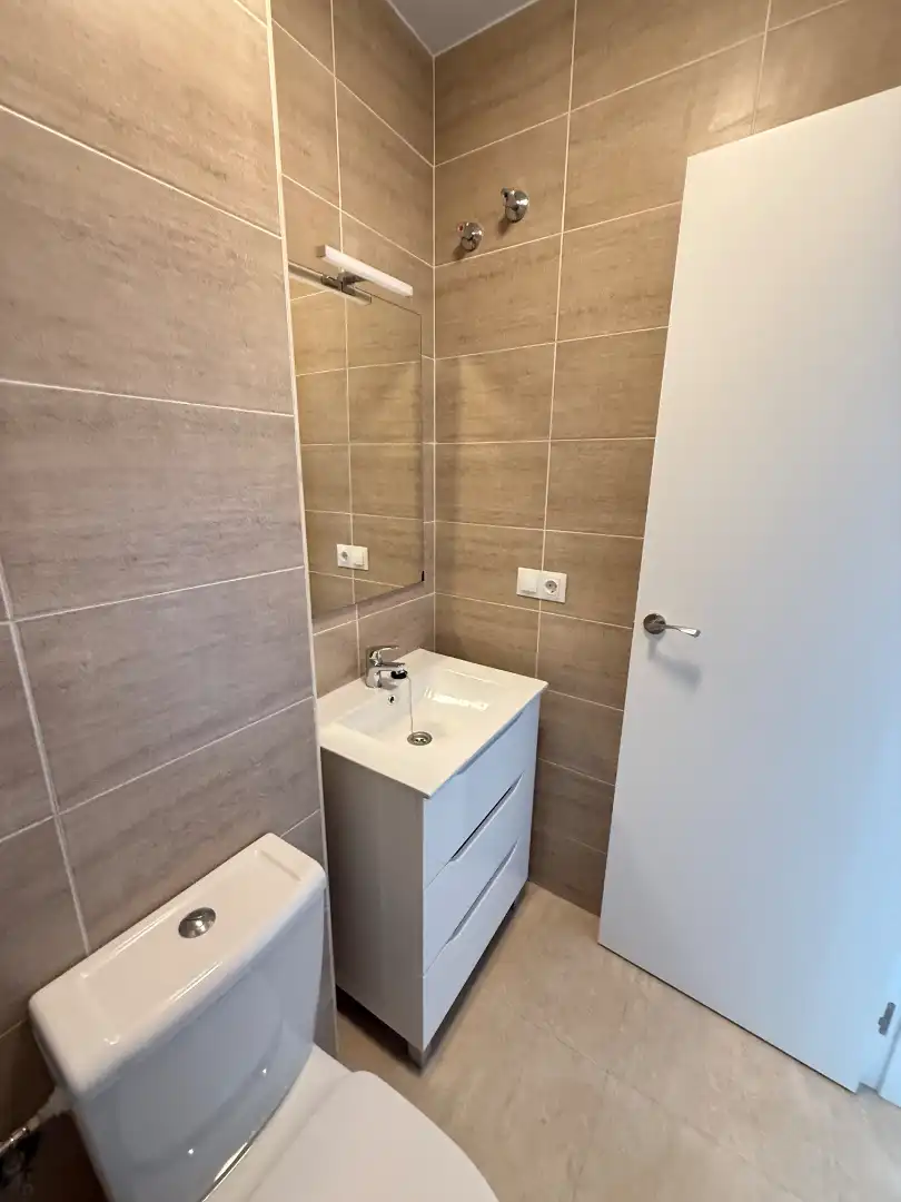 Bany de Dúplex de lloguer en Málaga amb Aire condicionat, Moblat i Rentadora