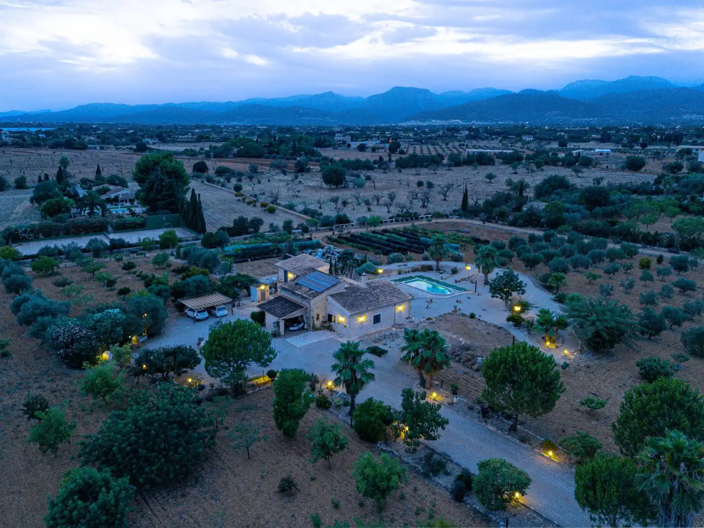 Exterior view of Country homes for sale in Inca  with Air Conditioner, Heating and Private garden
