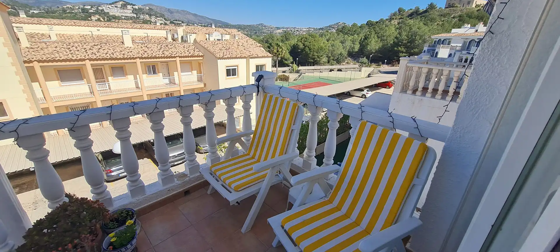 Terrassa de Apartament en venda en Calpe / Calp amb Aire condicionat, Calefacció i Terrassa
