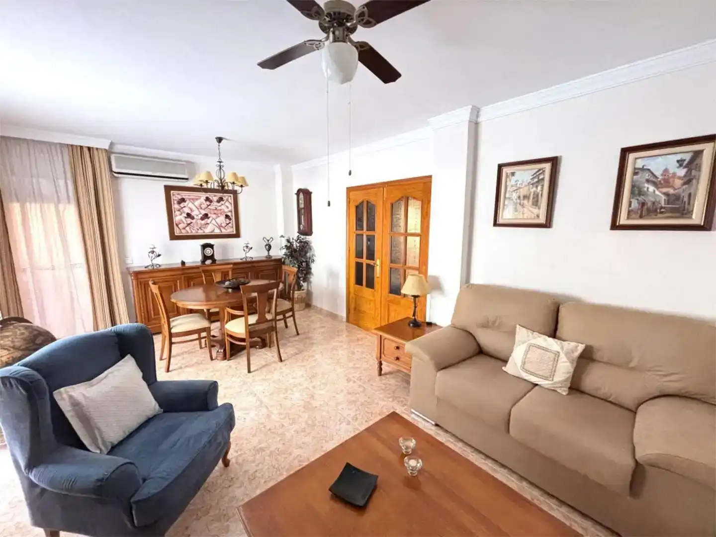 Living room of Flat for sale in Mijas  with Air Conditioner and Balcony