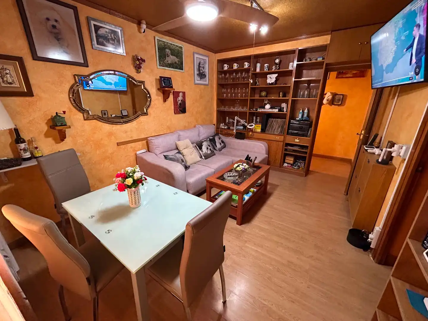 Sala d'estar de Pis en venda en Mejorada del Campo amb Aire condicionat i Forn
