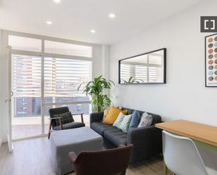 Living room of Flat to rent in  Barcelona Capital  with Air Conditioner, Heating and Furnished