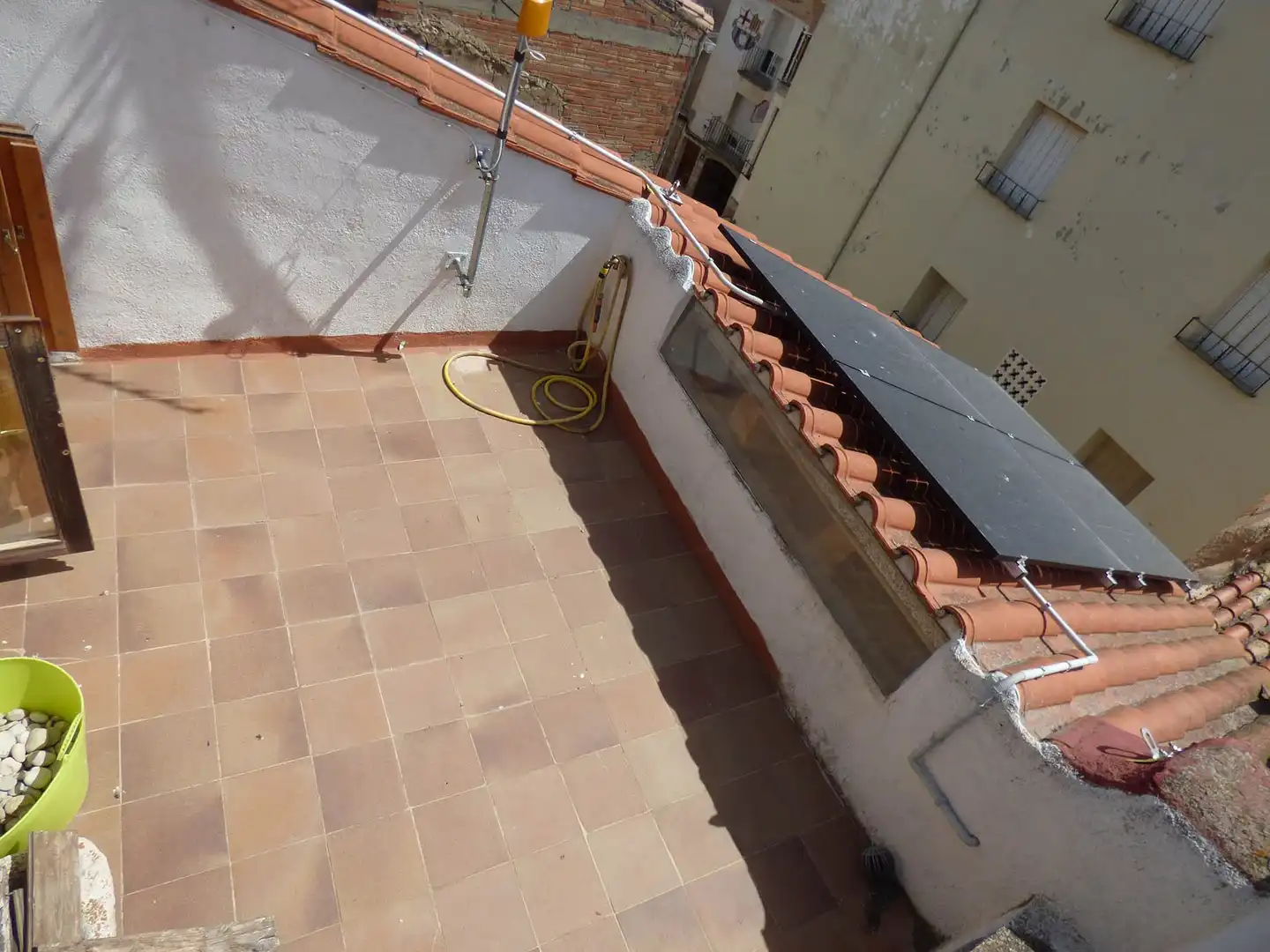 Terraza de Casa o chalet en venta en La Pobla de Massaluca con Aire acondicionado, Calefacción y Parquet