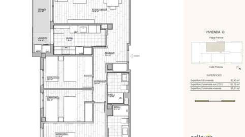 Foto 3 de Pis en venda a Polonia, 23, Metro - Auditorio, Valencia