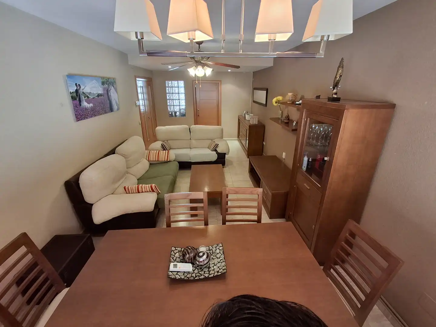 Sala de estar de Casa adosada en venta en Ciudad Real con Aire acondicionado, Calefacción y Jardín privado