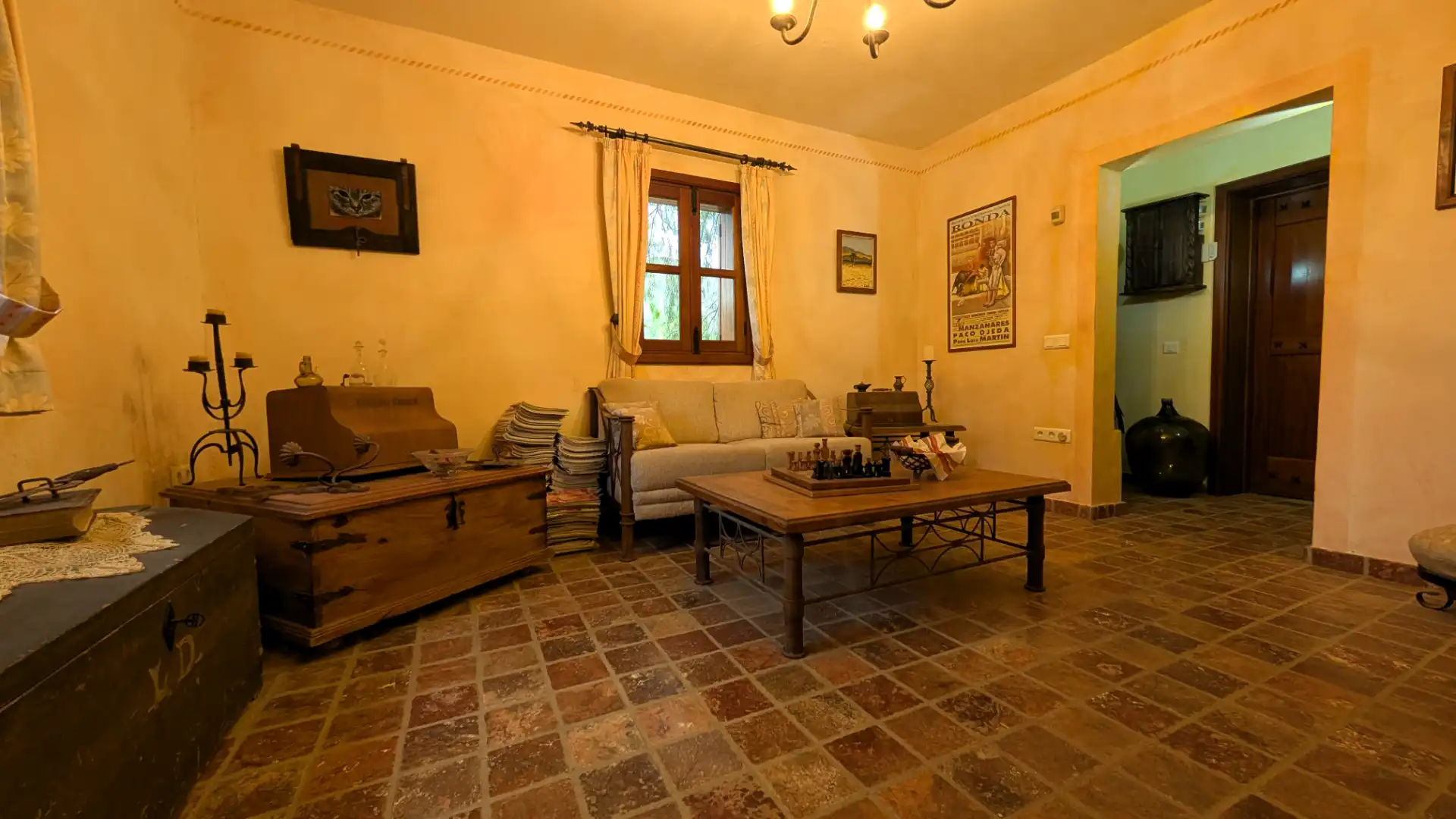Sala d'estar de Casa o xalet en venda en Pájara amb Jardí privat, Terrassa i Piscina
