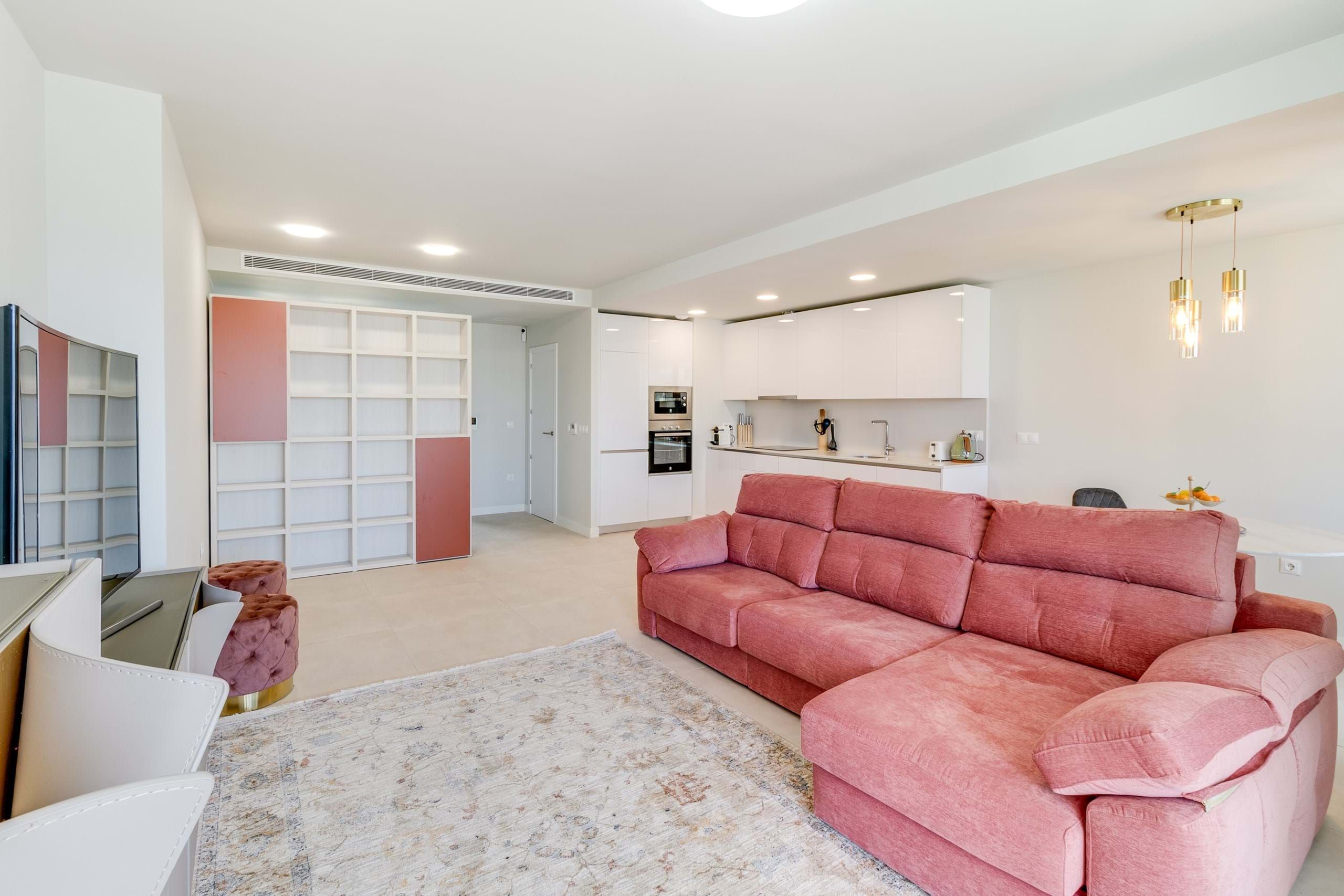 Living room of Flat to rent in Casares  with Air Conditioner, Terrace and Storage room