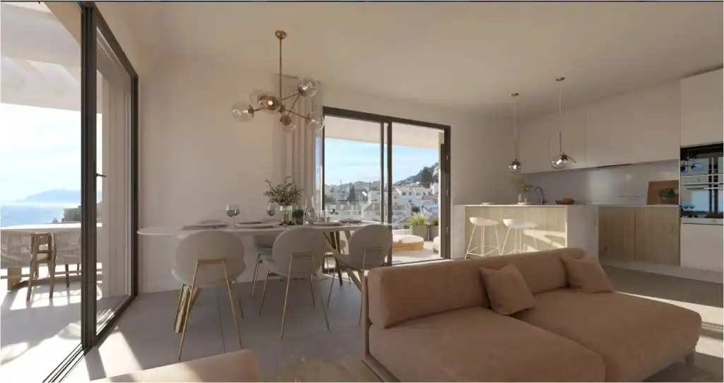 Apartamento con terraza en venta en Torre de Benagalbón, imagen 3
