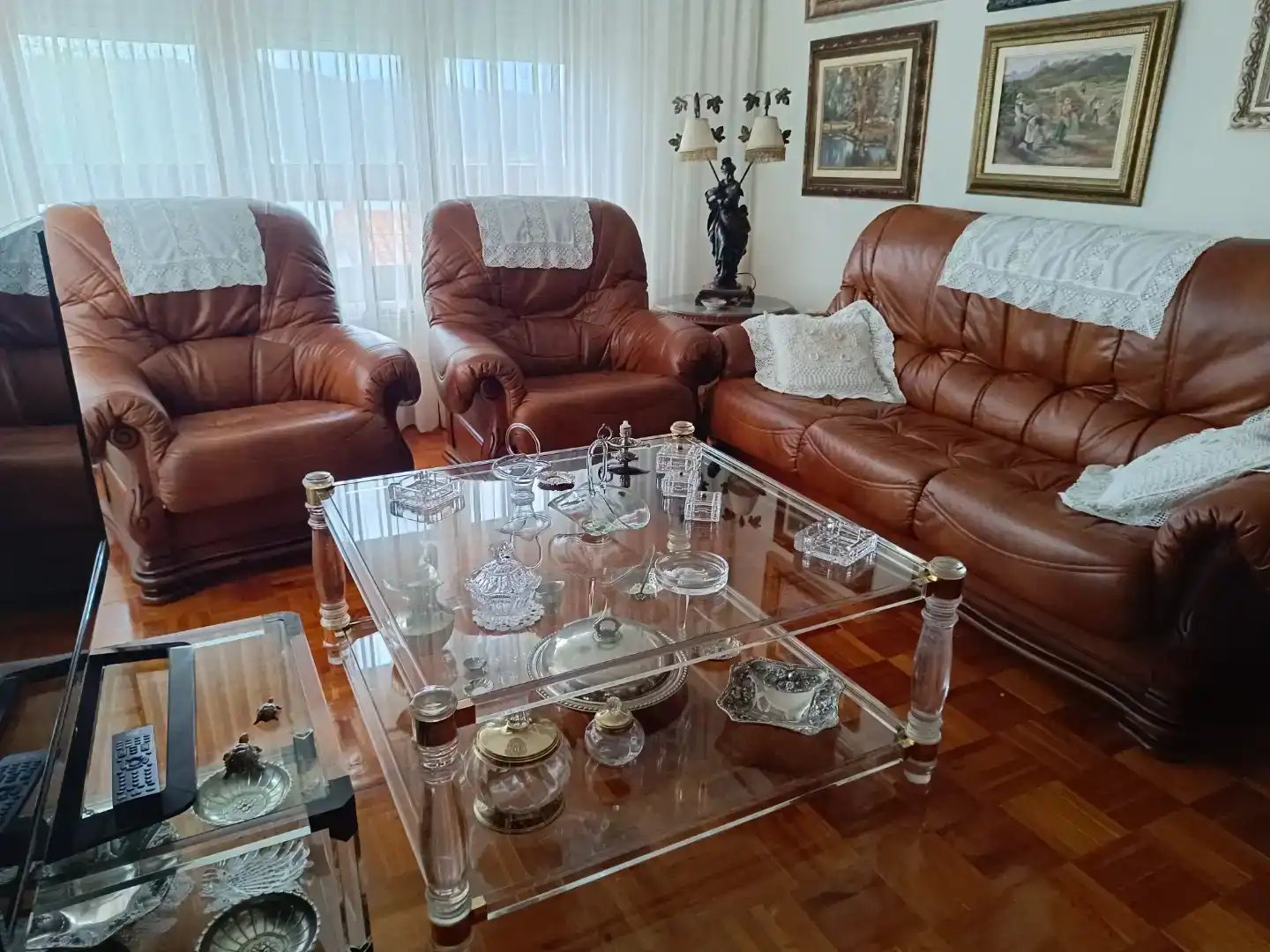 Sala d'estar de Pis en venda en Muros de Nalón amb Balcó