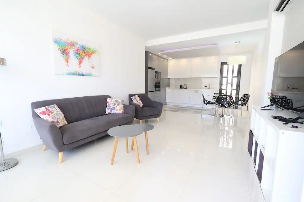 Sala d'estar de Apartament en venda en Pilar de la Horadada amb Aire condicionat, Calefacció i Terrassa