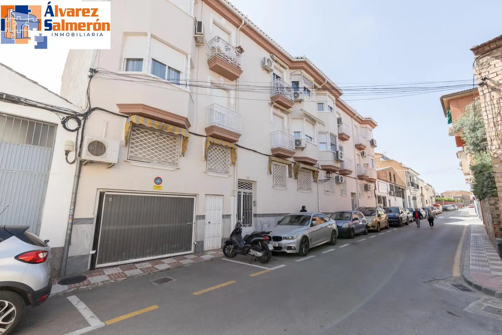 Exterior view of Flat for sale in Armilla  with Air Conditioner