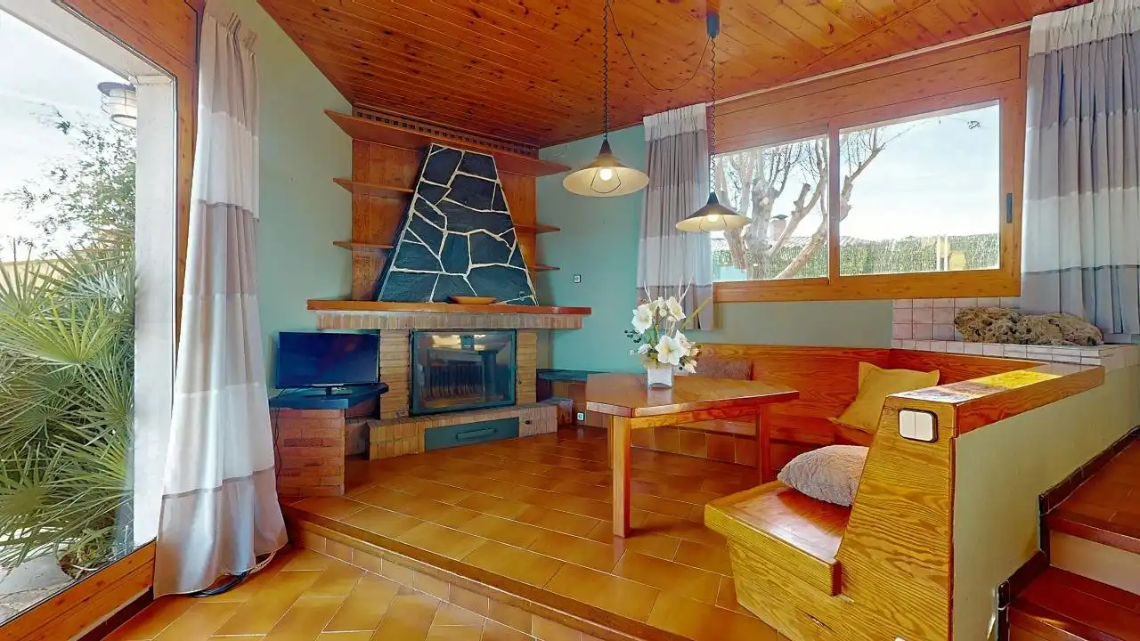 Sala de estar de Casa o chalet en venta en Sentmenat con Aire acondicionado, Calefacción y Jardín privado