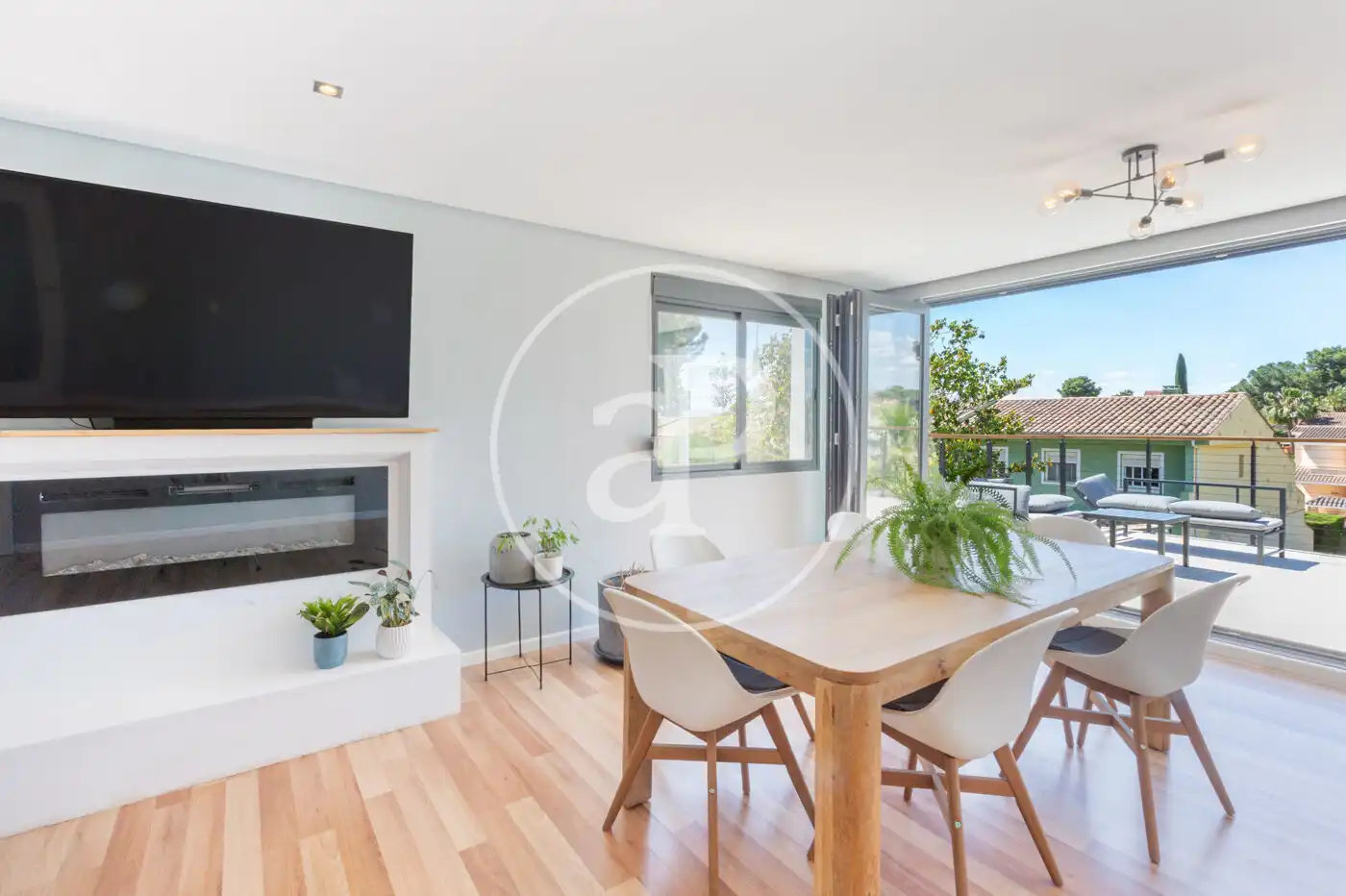 Living room of Houses for sale in L'Eliana  with Air Conditioner, Heating and Private garden