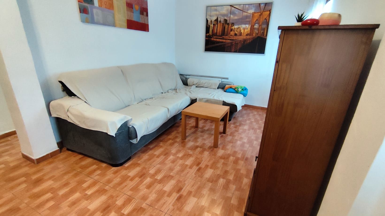 Sala d'estar de Pis de lloguer en  Santa Cruz de Tenerife Capital amb Moblat i Forn