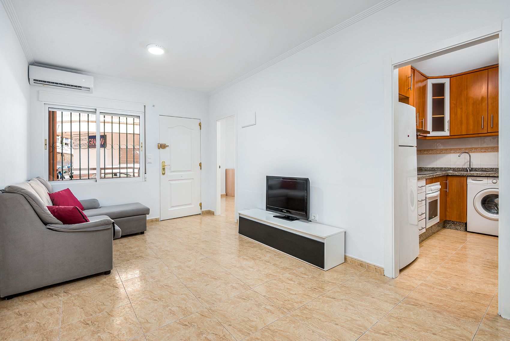 Sala d'estar de Apartament en venda en Torrevieja amb Aire condicionat, Calefacció i Terrassa