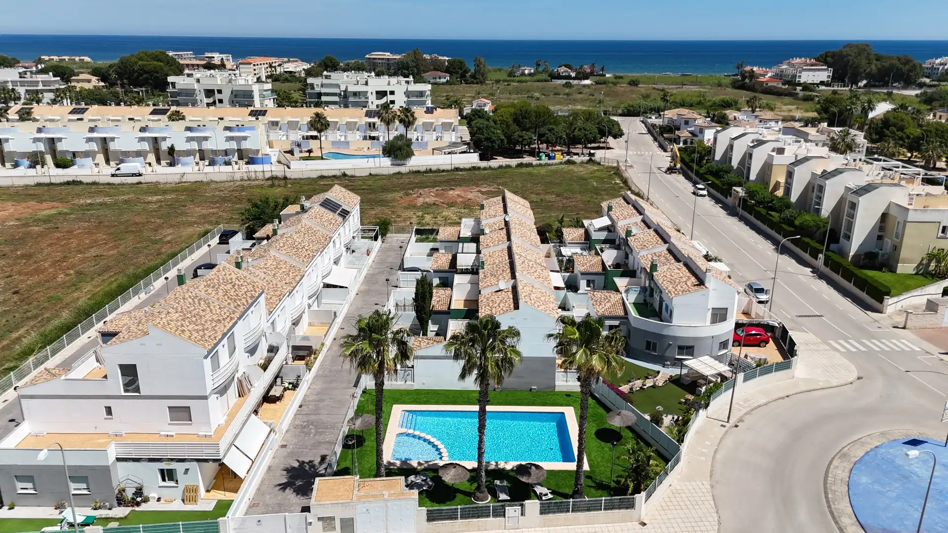 Vista exterior de Casa adosada en venta en El Verger con Aire acondicionado, Terraza y Trastero