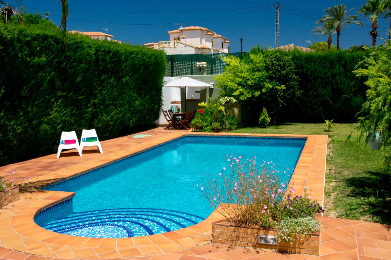 Piscina de Casa o xalet en venda en Beniarbeig amb Aire condicionat, Calefacció i Jardí privat