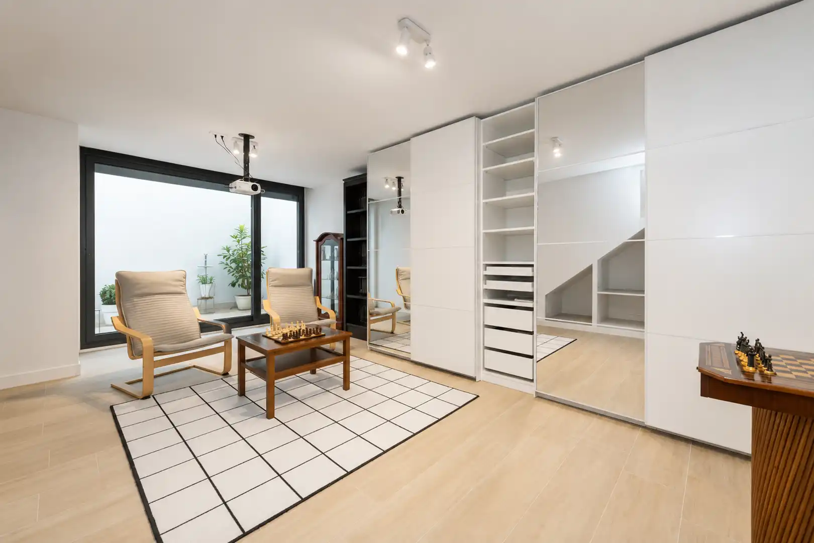 Sala de estar de Dúplex en venta en Majadahonda con Aire acondicionado, Calefacción y Jardín privado
