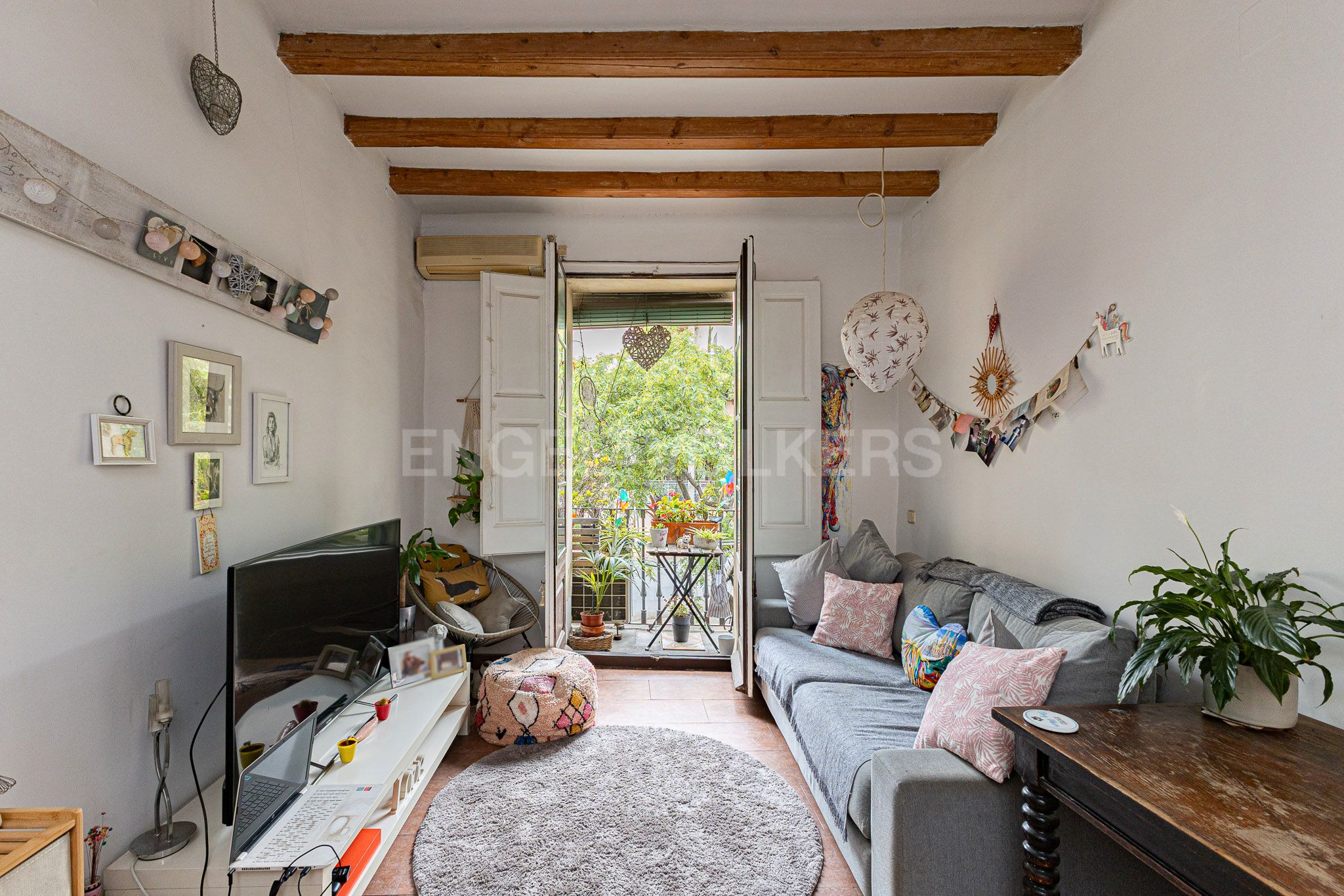 Living room of Apartment for sale in  Barcelona Capital  with Heating