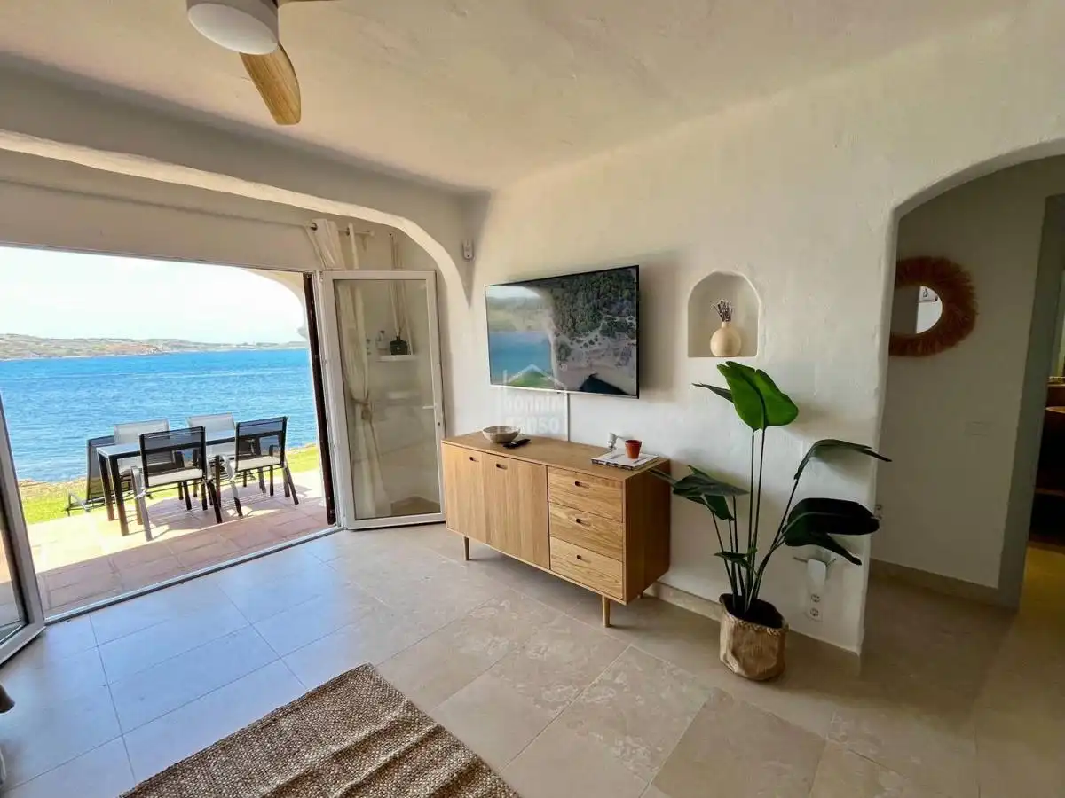 Living room of Apartments for sale in Es Mercadal  with Private garden, Terrace and Furnished