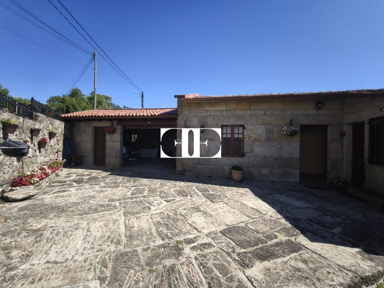 Exterior view of Country house for sale in Mondariz  with Heating, Private garden and Terrace