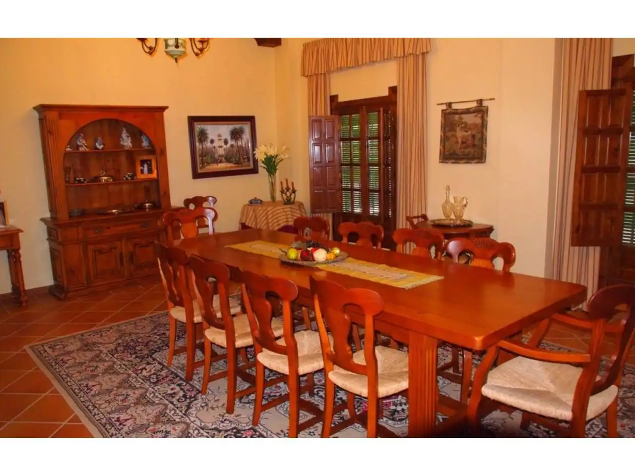 Esszimmer von Country house zum Verkauf in Santiponce mit Privatgarten, Terrasse und Schwimmbad