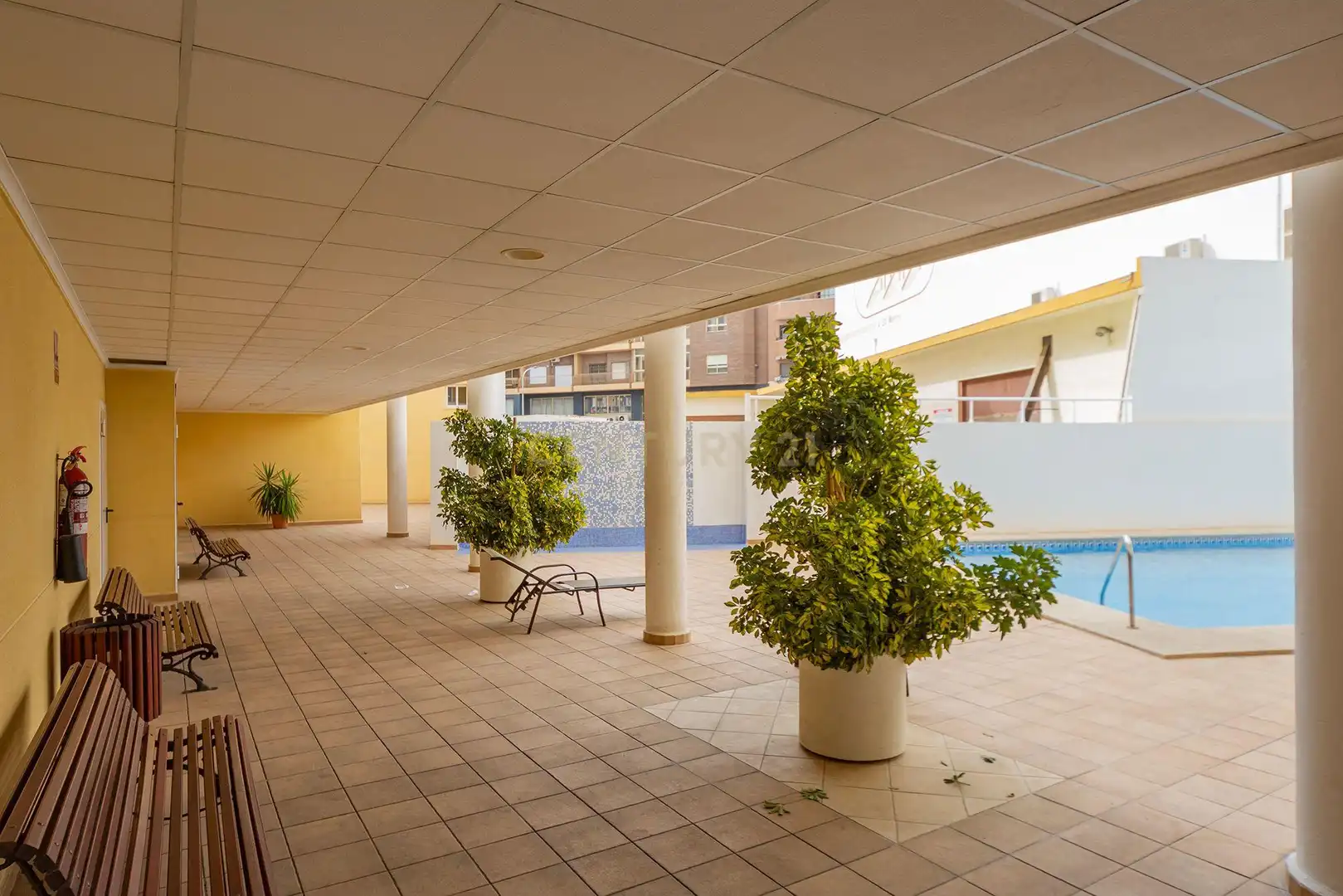 Piscina de Apartamento en venta en Calpe / Calp con Aire acondicionado, Trastero y Piscina comunitaria