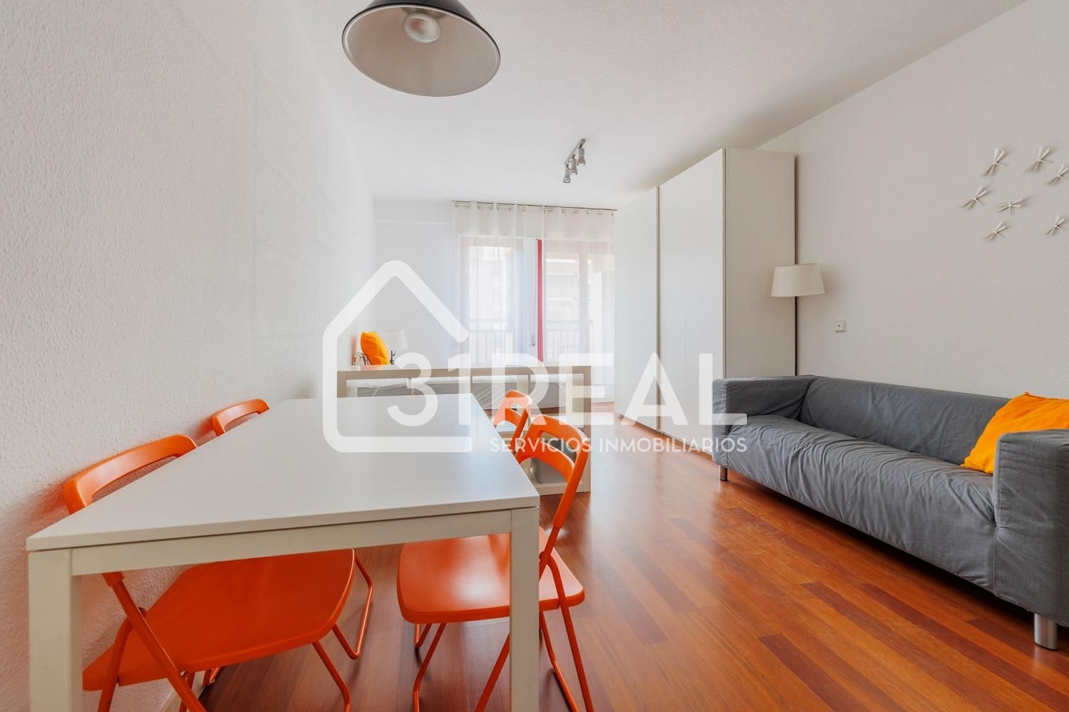Living room of Flat for sale in  Madrid Capital  with Private garden and Terrace