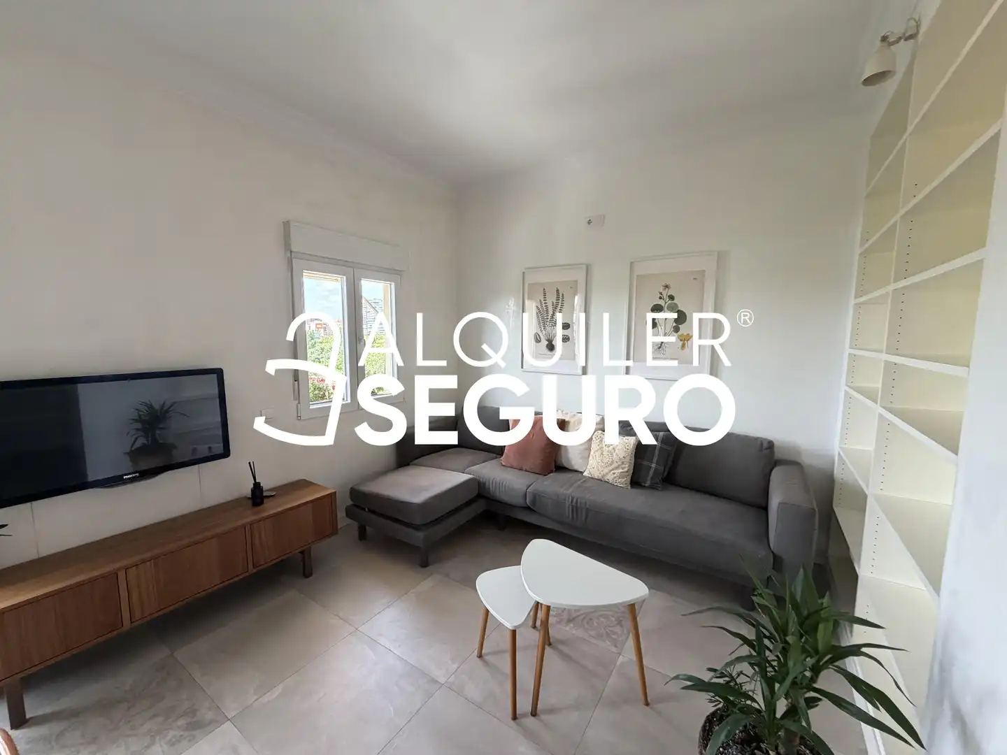 Wohnzimmer von Wohnung zur Miete in Madrid mit Klimaanlage, Heizung und Möbliert