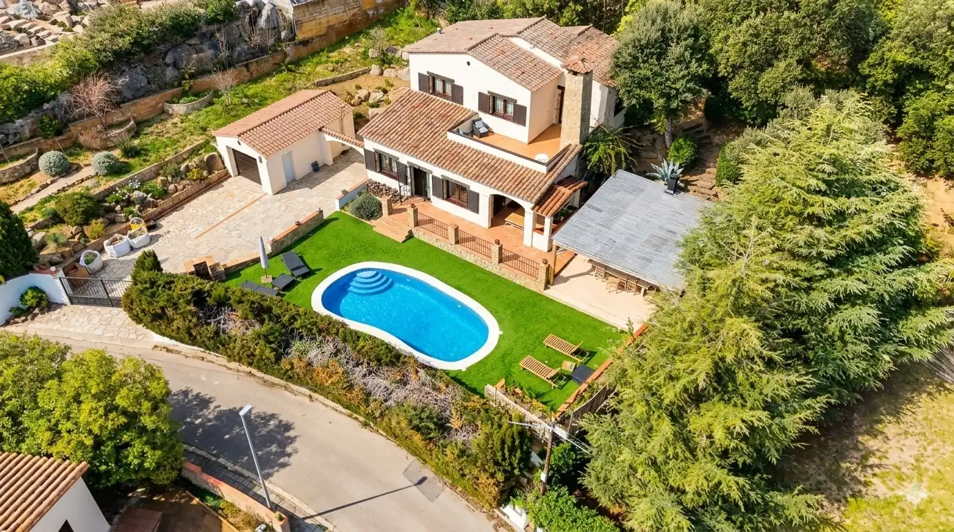 Vista exterior de Casa o chalet en venta en Calonge i Sant Antoni con Aire acondicionado, Calefacción y Jardín privado