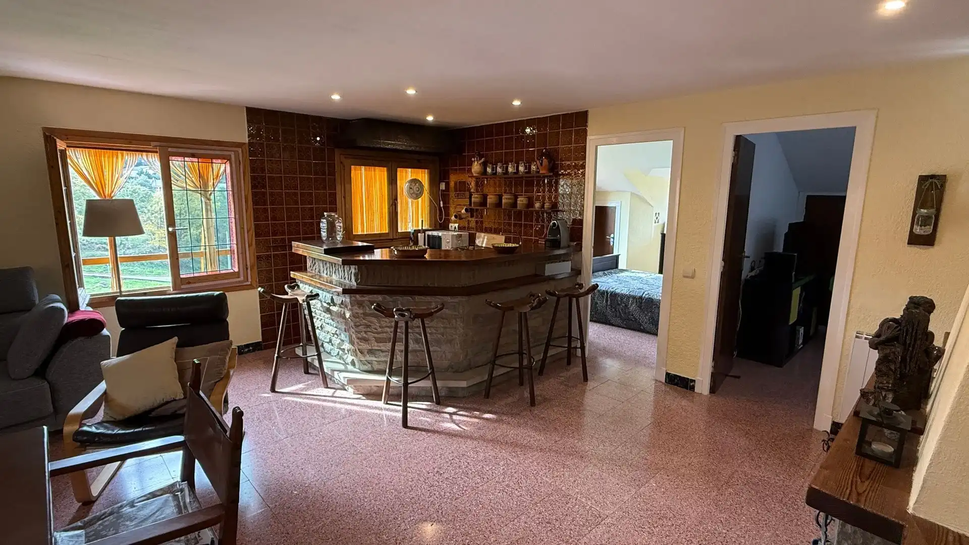 Cocina de Piso en venta en Moià con Calefacción, Amueblado y Piscina comunitaria
